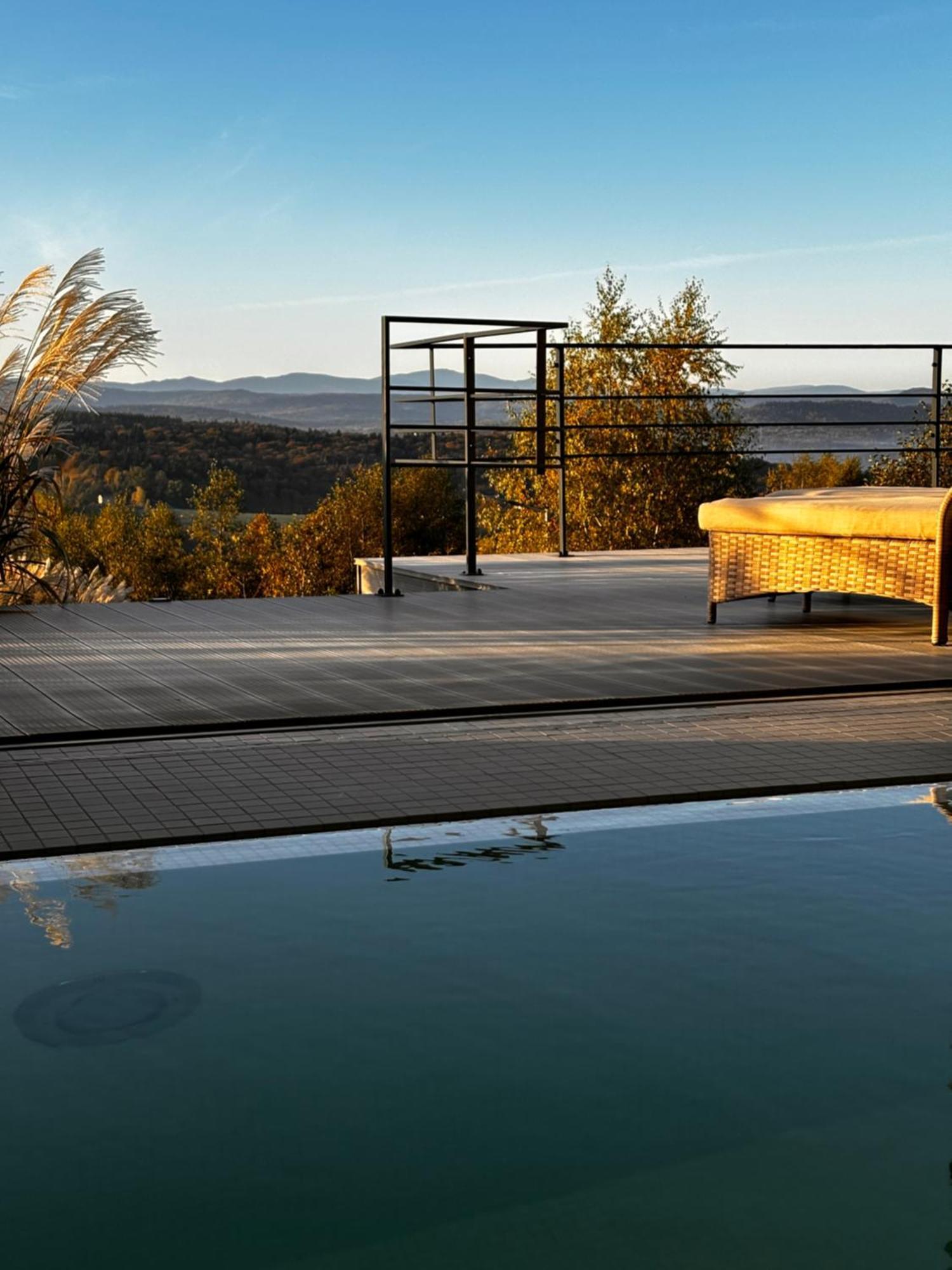 Villa Relax With Swimming Pool And Mountain View Bukow Exteriör bild