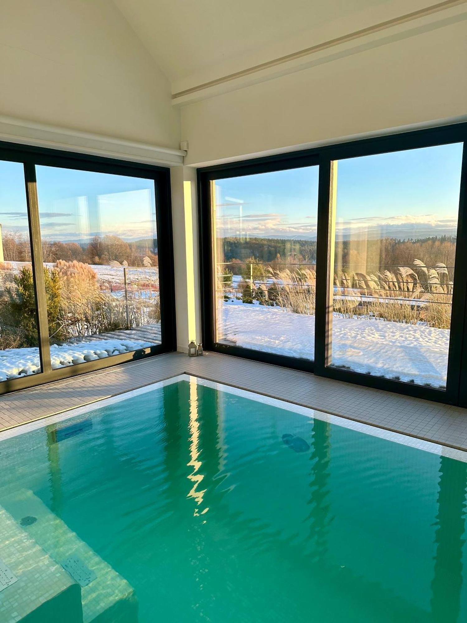 Villa Relax With Swimming Pool And Mountain View Bukow Exteriör bild